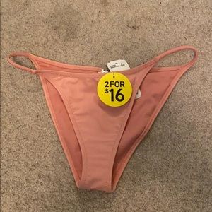 blush pink bikini bottoms